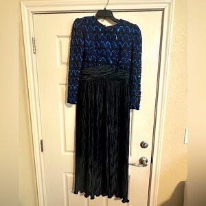 Ricki Lang for Steven Stroller vintage sequin Maxi Dress